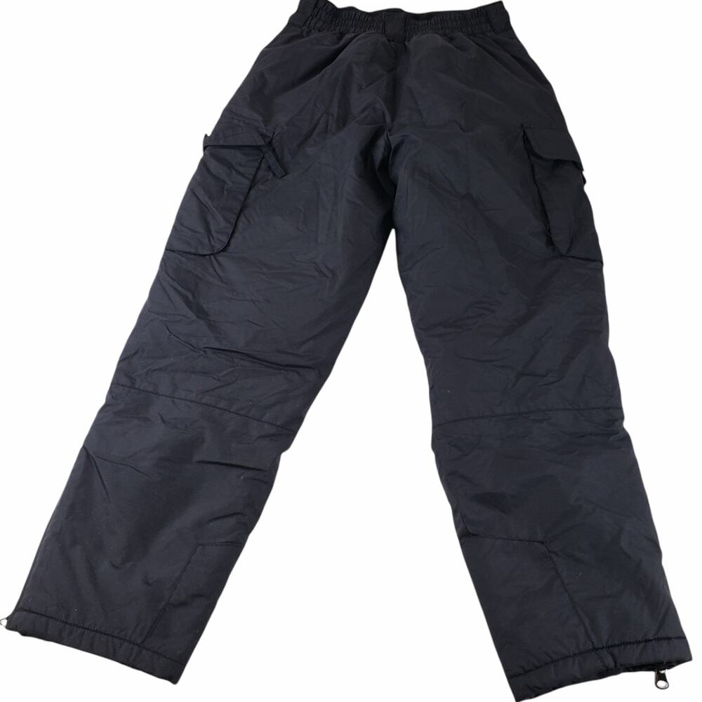 Skigear Pants Snow Youth Unisex Medium Winter Black Warm Comfort Pockets